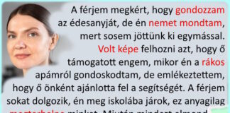 “Nem akarok az anyósom gondozója lenni, a férjem dühös rám emiatt.”